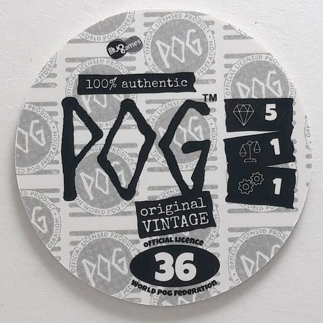 POG COMMUN N° 36 Kick'n Back I Original Vintage Illugames Asmodée Série ...