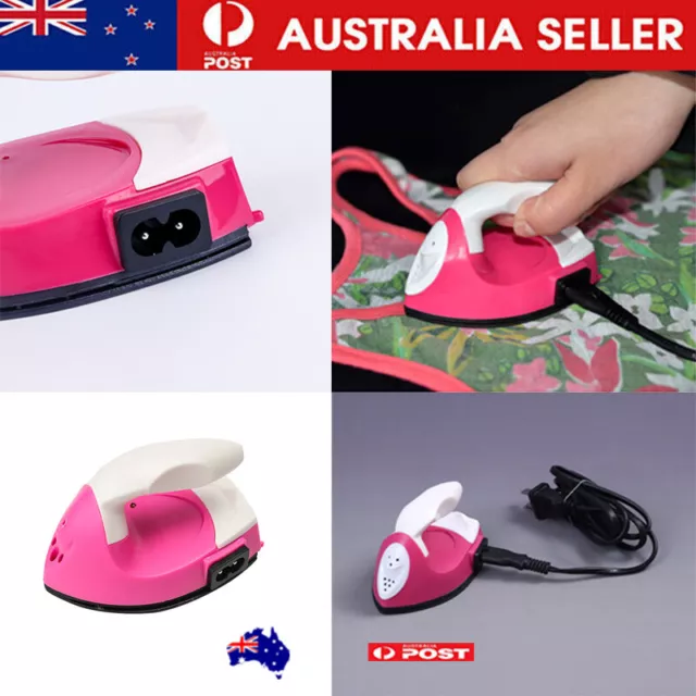 Mini Electric Iron Small Portable Travel Crafting Craft Clothes