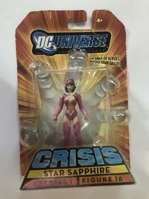 DC Universe "CRISIS" Series 1 - Figure 16 Star Sapphire New in Package 4" height