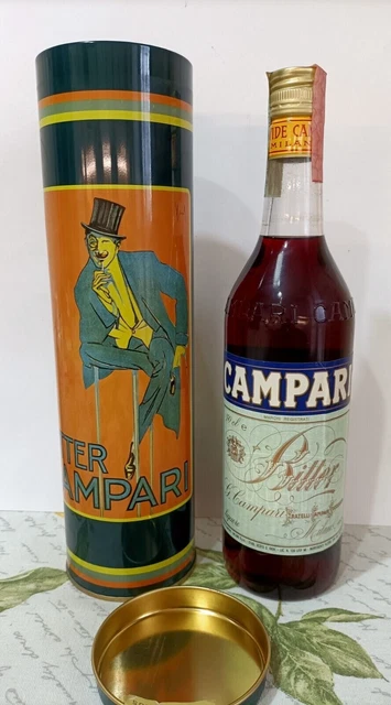 Bitter Campari Vintage 1970 In Latta Rievocativa Menifesto Di Marcello Dudovich 