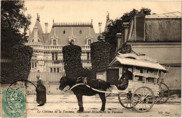 CPA AK Le Chateau de La VARENNE Rue St-HILAIRE a La VARENNE (390462)