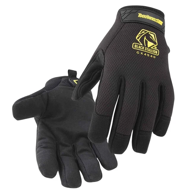 Black Stallion GX4540 Toolhandz Core Syn Leather Palm Mechanic's Gloves Small