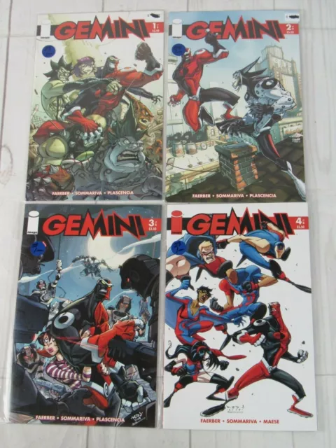 Gemini #1-4 2008 Image Comics Lot of 4 Comics