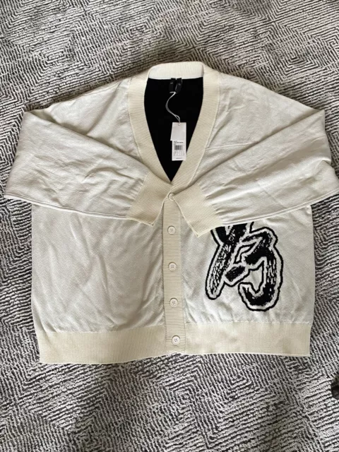 NEW adidas Y-3 Logo Knit Cardigan IA3110 Size XL Yohji Yamamoto  Y3