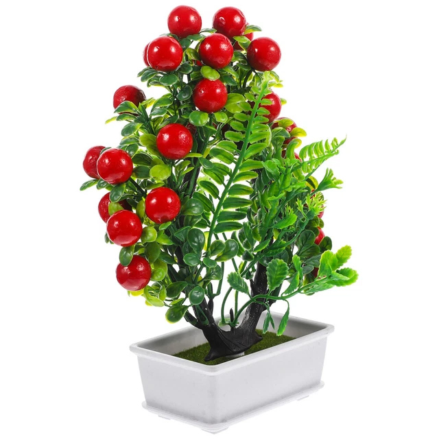 Albero artificiale in vaso pianta da frutto Bonsai... – Grandado