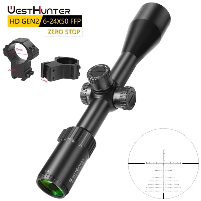 Jual Telescope westhunter gen 2 HD 6-24x50sf ffp | Shopee Indonesia