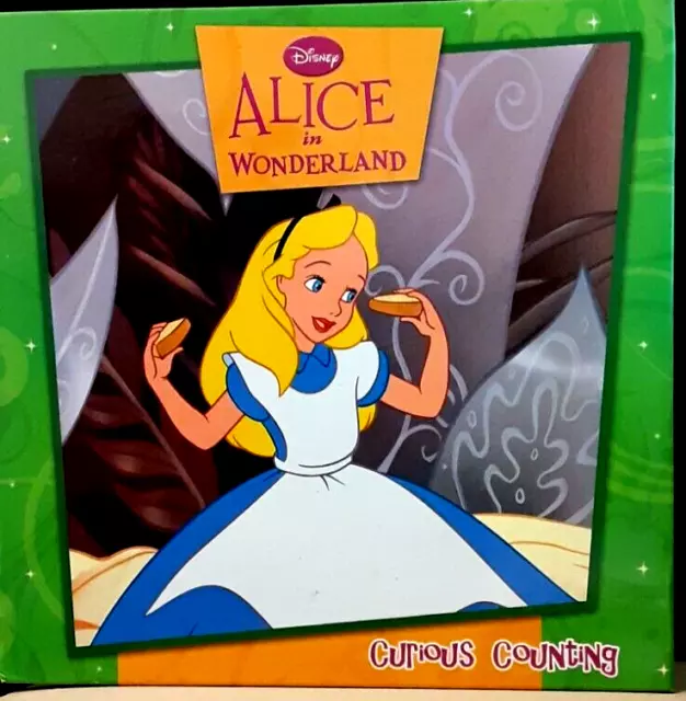 DISNEY'S ALICE IN WONDERLAND LEARN TO COUNT 1-8 A Curious Counting Book ...