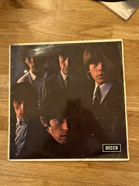 rolling stones no 2 vinyl 1965 LK 4661 Record XARL 6619- 2A/ 6620-1A