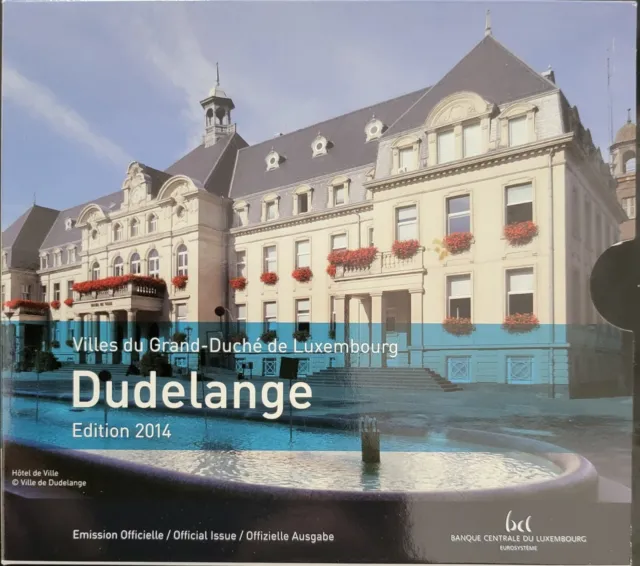 Coffret Bu Euro Luxembourg 2014 Brillant Ville Dudeelange