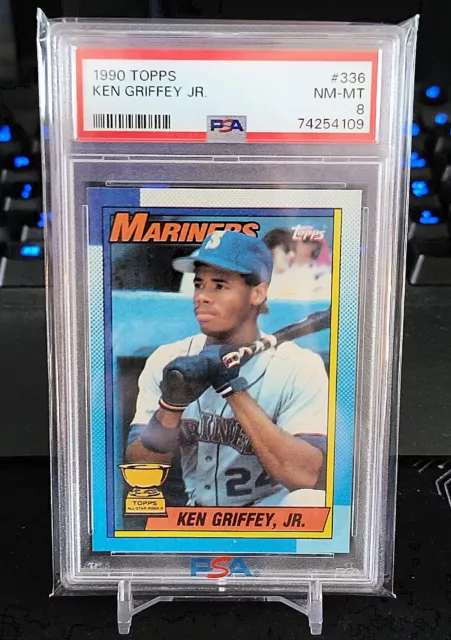 1990 Topps Ken Griffey Jr. # 336 PSA 9 MINT Mariners HOF 1990 Topps Ken Griffey Jr. # 336 PSA 9 MINT Mariners HOF