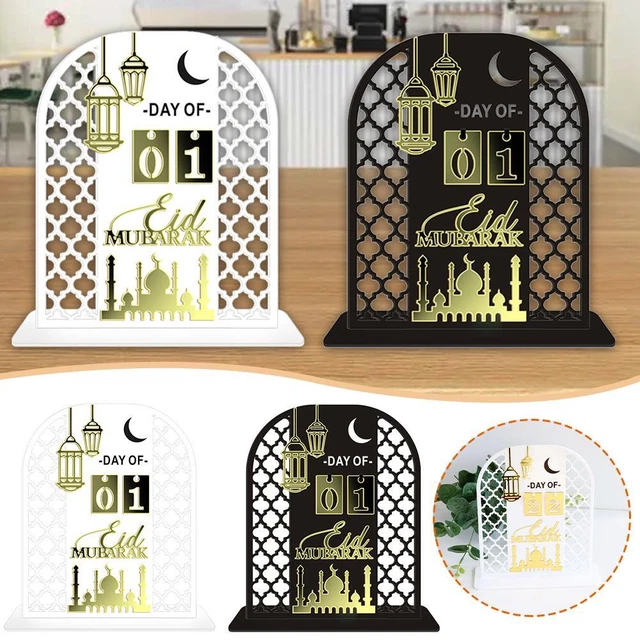 RAMADAN ADVENT COUNTDOWN Calendar,Ramadan Decorations for Home 2024 Eid