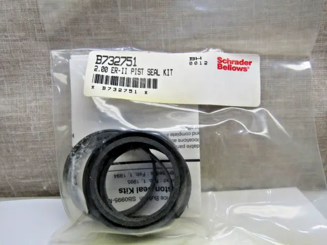 Schrader Bellows 2.00 ER-II Piston Seal Kit B732751
