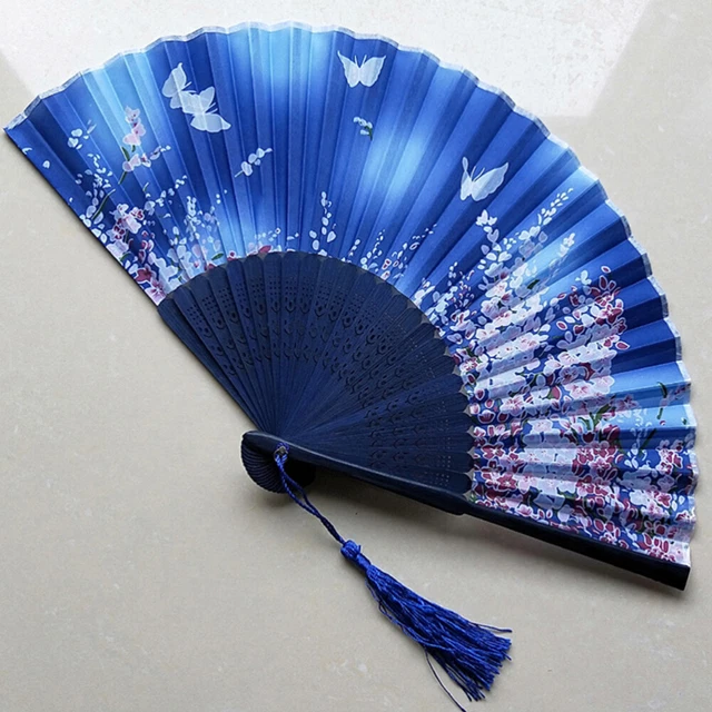 Ventilatore manuale 6 pollici per donna donna scomparti pieghevoli damigella d'onore pieghe regalo