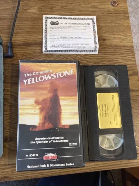 THE COMPLETE YELLOWSTONE National Park VHS the Splendor!!! $5.99 - PicClick
