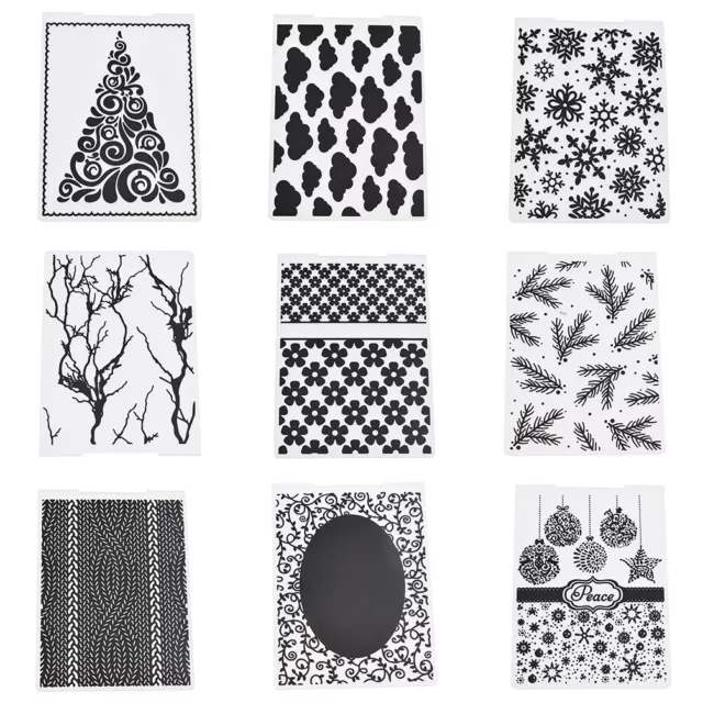 Flowers Plastic Embossing Folder Template Scrapbooking Embossing Paper Craft DIY