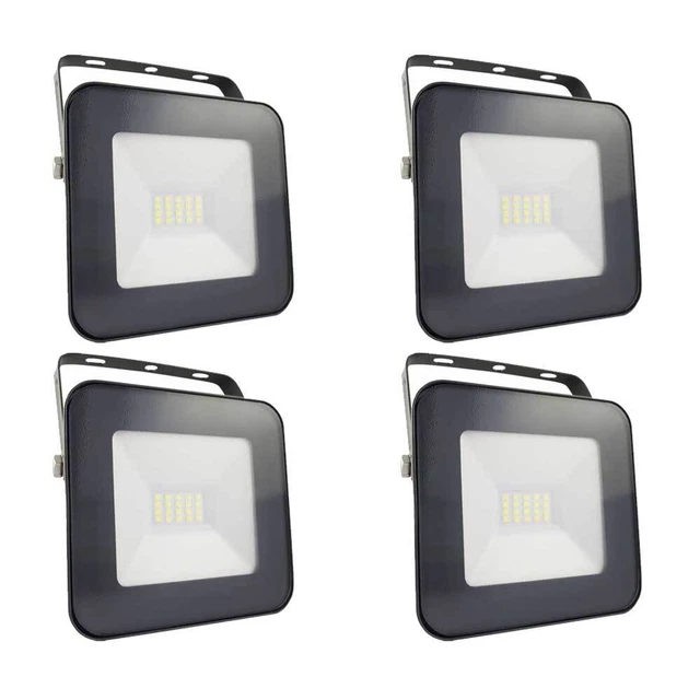 4 x Müller Licht LED Fluter 15W 1100lm kaltweiß Tageslicht 6500K IP65 UVP 39€
