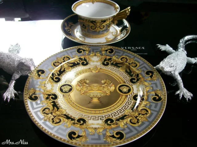 Rosenthal Versace Prestige Gala Set Teller + Tasse 25 Jahre Versace *NEU & OVP*