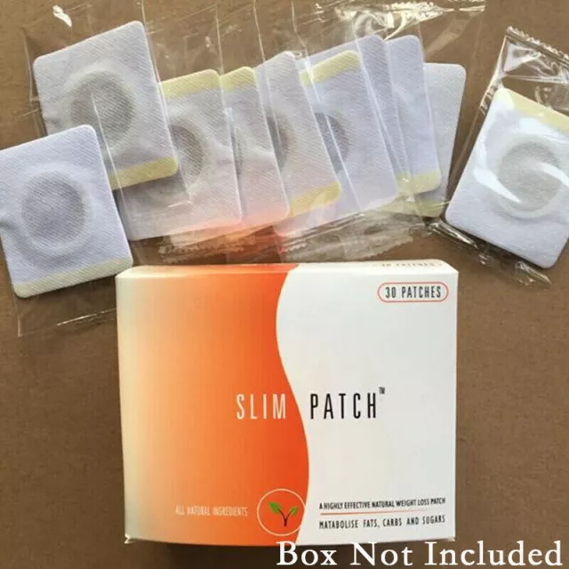 60Pcs Weight Loss Slimming Diets Strongest Slim Patch Detox Adhesive （No Boxx）