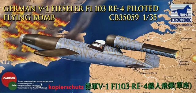 Peddinghaus 1/35 Fieseler Fi 103 German V-1 Flying Bomb Markings (bronco) 1975 for sale online