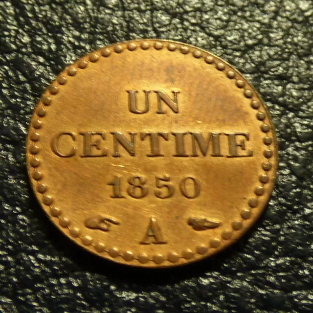 France 1 centime 1850A Dupré Bronze (2 g) EF/SUP/VZ