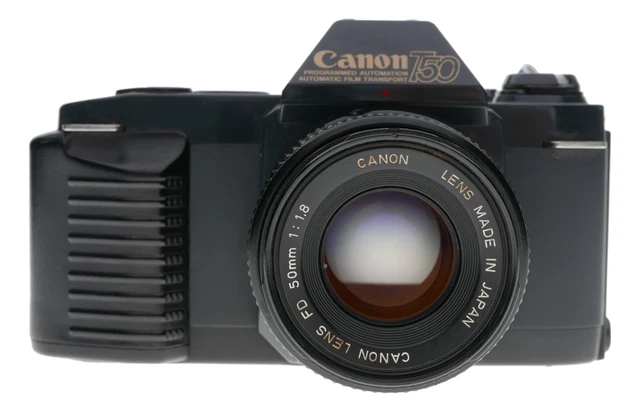 Canon T50 35mm SLR Film Camera MD 1.8/50