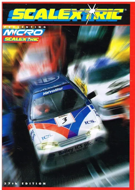 SCALEXTRIC ELECTRIC SLOT CAR RACING 37th EDITION : 1996 PRODUCT RANGE CATALOGUE