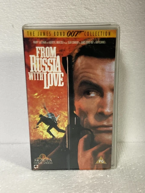 From Russia with Love    - James Bond   - VHS  Tape PAL  - Next Work Day Post