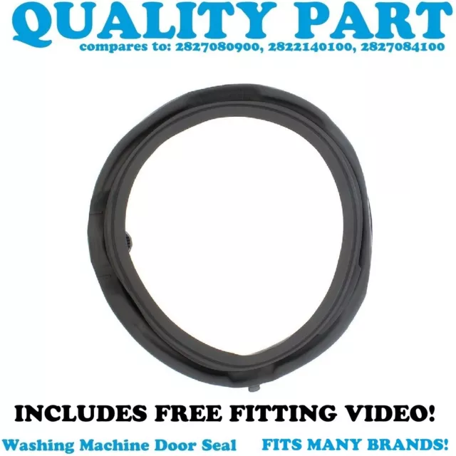 GRUNDIG GWN48430CG GWN48430CW Washing Machine Rubber Door Seal Gasket