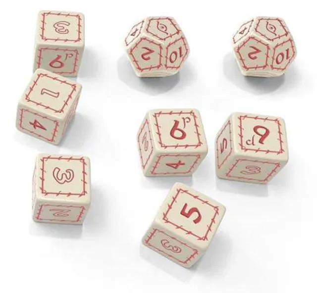 FLEFTOR006 - The One Ring RPG White Dice Set (Free League)