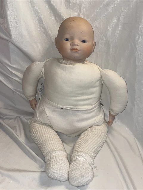 Bisque/Porcelain Cloth Bye-Lo Baby 21” Copr by Grace S Putnam Doll 5