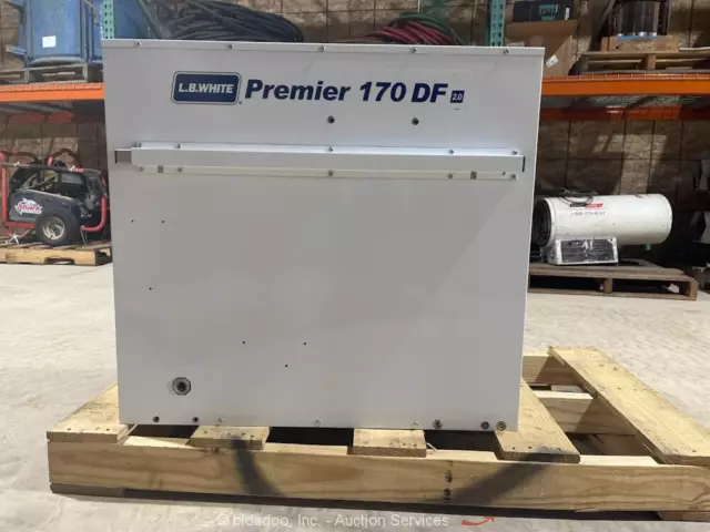 L.B. White Premier 170 170,000 BTU/HR Propane Natural Gas Heater bidadoo