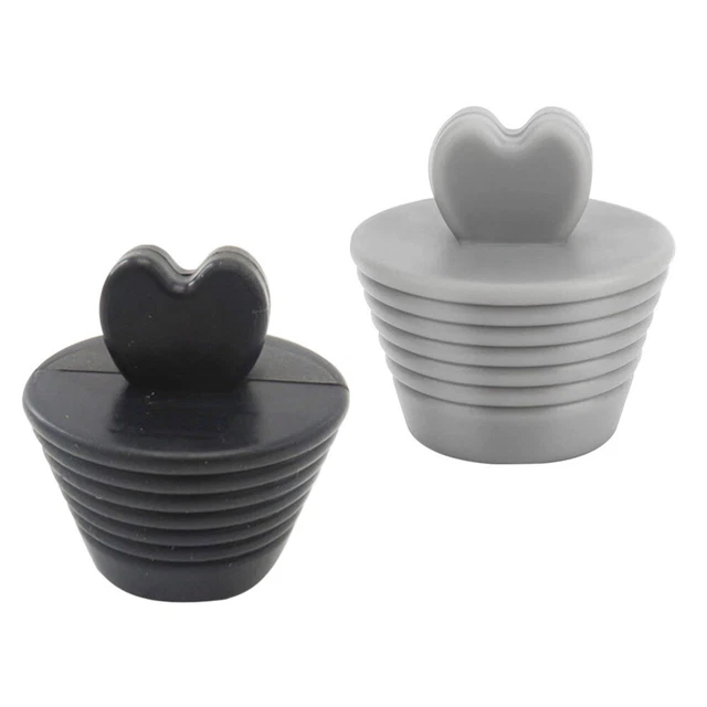 2 piezas Enchufe Inclinada Cubierta Tapón Baño Filtro Fregadero Cocina