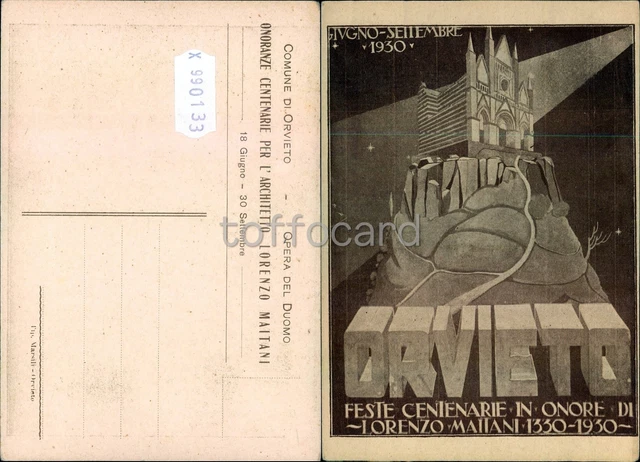 Terni Provincia-Orvieto-Feste Centenarie Lorenzo Maitani 1930-B99-133