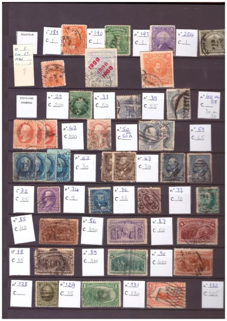 USA old stamps lot and more 1€ start