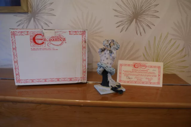 Enchantica figure - Winter Witch 'Tuatara' (EN2027) with original box and COA