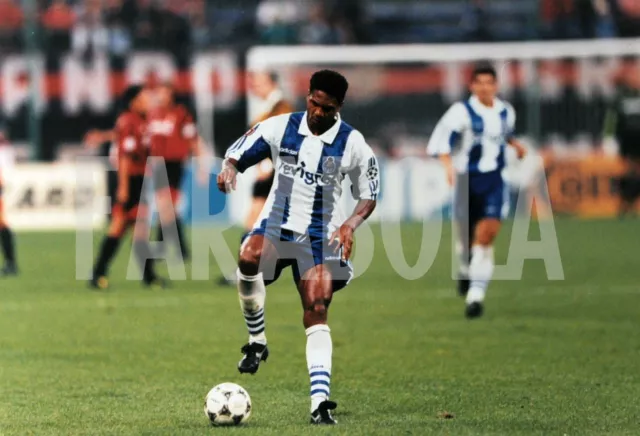 Altes Pressefoto Fußball, Mailand: Vs Portofrei, Abbas, 1996, Druck