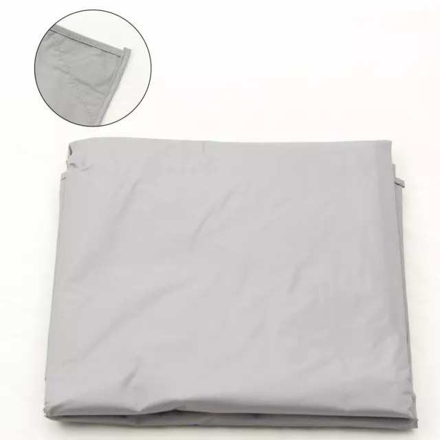 7Ft Grey Nylon Weighted Pool Or Snooker Table Cover