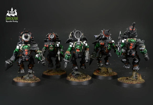 Figurine Warhammer 40K – Orks Zagstruk – Peinte Par Pro – Occasion