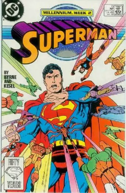 Superman (2nd series) # 13 (John Byrne) (Millenium Week 2) (USA, 1988)