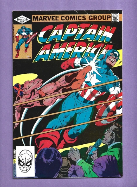 Captain America Vol 1 271 1982 Marvel Comics Bronze Age Comic Book Vintage LOOK