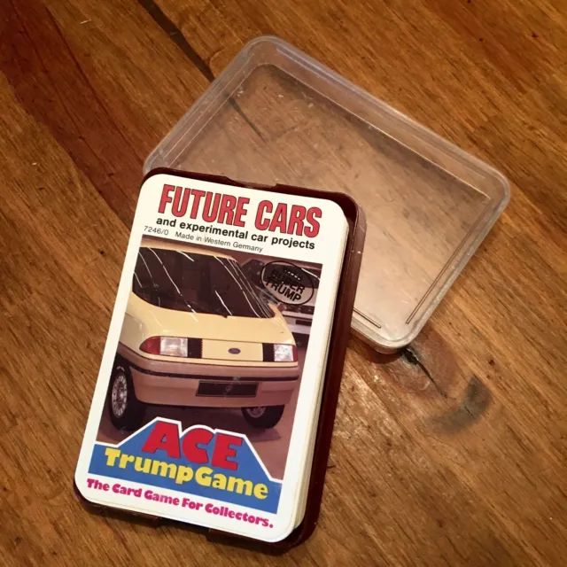 70' Futur Cars Cards Game ◊ Mini-Jeu De Cartes Des Voitures Du Futur
