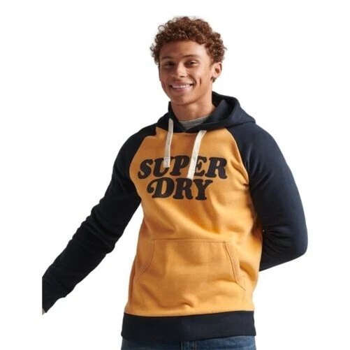 Superdry Uomo Cooper Classe Felpa con Cappuccio