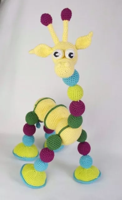 Amigurumi Puppe Giraffe   Handarbeit gehäkelt Deko Geschenk UNIKAT!  40 cm