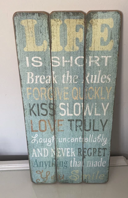 Großes Vintage/Shabby Chic Affirmation MDF Schild