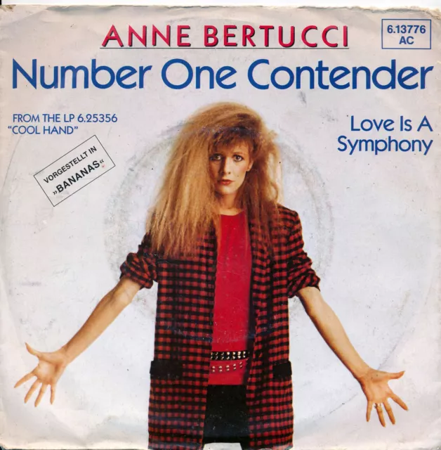 Number One Contender - Anne Bertucci - Single 7" Vinyl 135/14