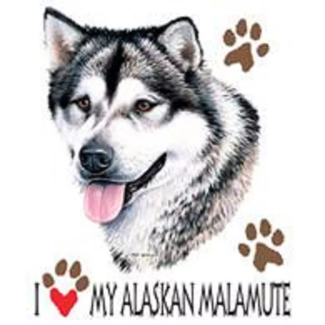 I Love My Alaskan Malamute T'shirts