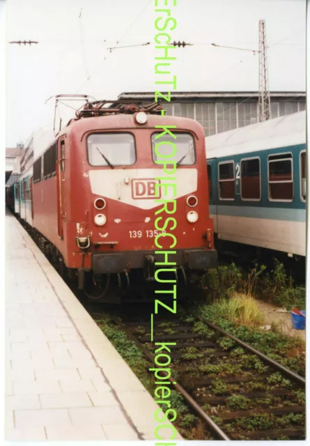Elok 139 135-8 DB 1999 München Hbf. Foto 10x15