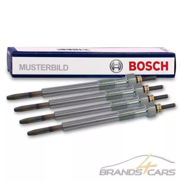 4x BOSCH GLÜHKERZE DURATERM FÜR AUDI A3 8P A4 8E B7 A6 C6