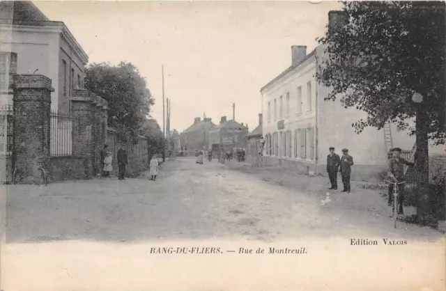 CPA 62 RANG DU FLIERS RUE DE MONTREUIL (cpa not common