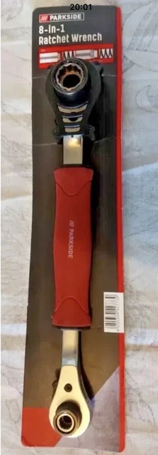 PARKSIDE 8 IN 1 Ratchet Wrench 8 21 mm sizing Large Adjustable